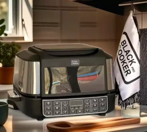 فروش عمده سرخ کن و گریل BLACK COOKER مدل BC-08GAF