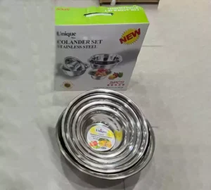 فروش عمده سرویس آبکش و لگن استیل UNIQUE MAX