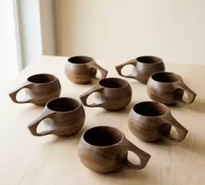 فروش عمده فنجان قهوه خوری چوبی کوکسا