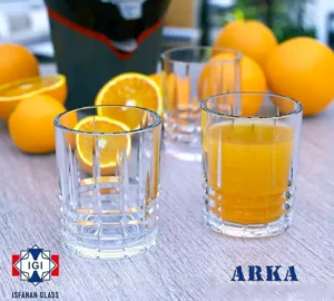 فروش عمده لیوان بدون دسته آرکا ISFAHAN GLASS