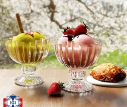 فروش عمده بستنی خوری پایه دار برلین ISFAHAN GLASS