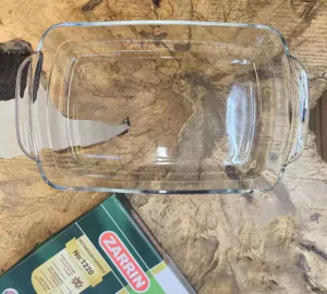 فروش عمده تابه پیرکس دسته دار زرین ZANGAN GLASS