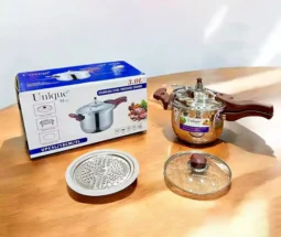 فروش عمده زودپز استیل 3 لیتر تک دسته UNIQUE MAX