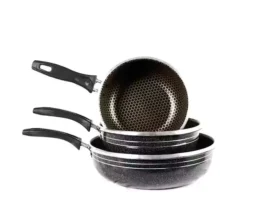 فروش عمده ست 3 عددی تابه تک دسته آپی نات