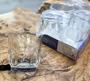 فروش عمده نیم لیوان بدون دسته عینکی ZANGAN GLASS