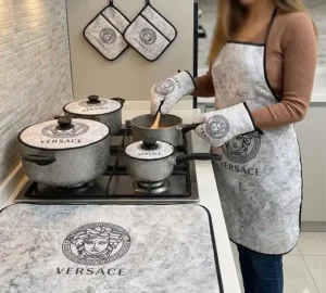 فروش عمده سرویس آشپزخانه پارچه ای 11 پارچه ورساچه